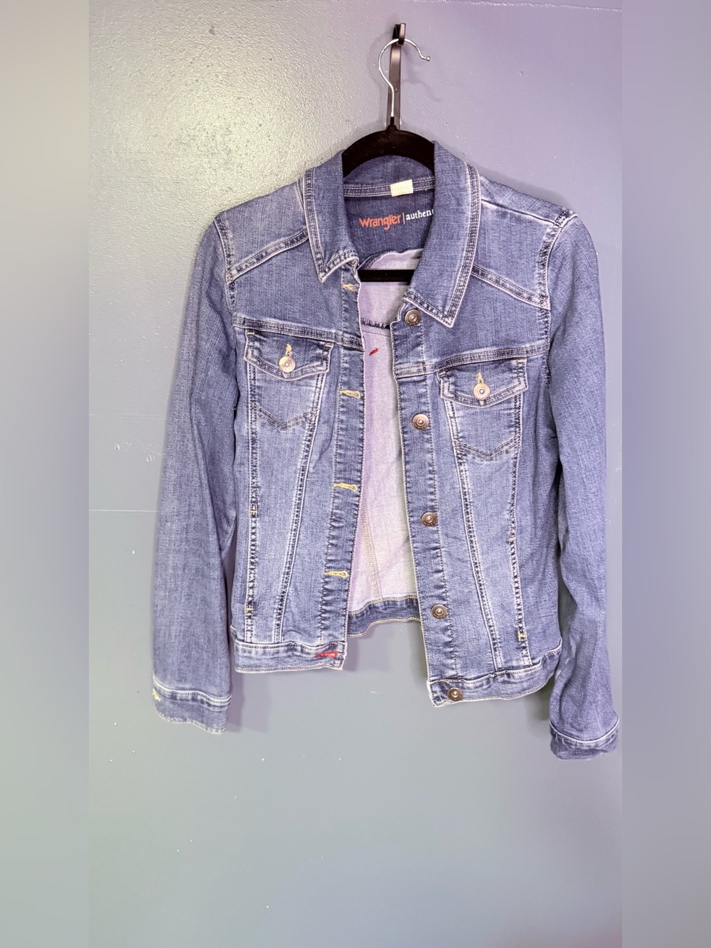 Wrangler faded blue denim jacket